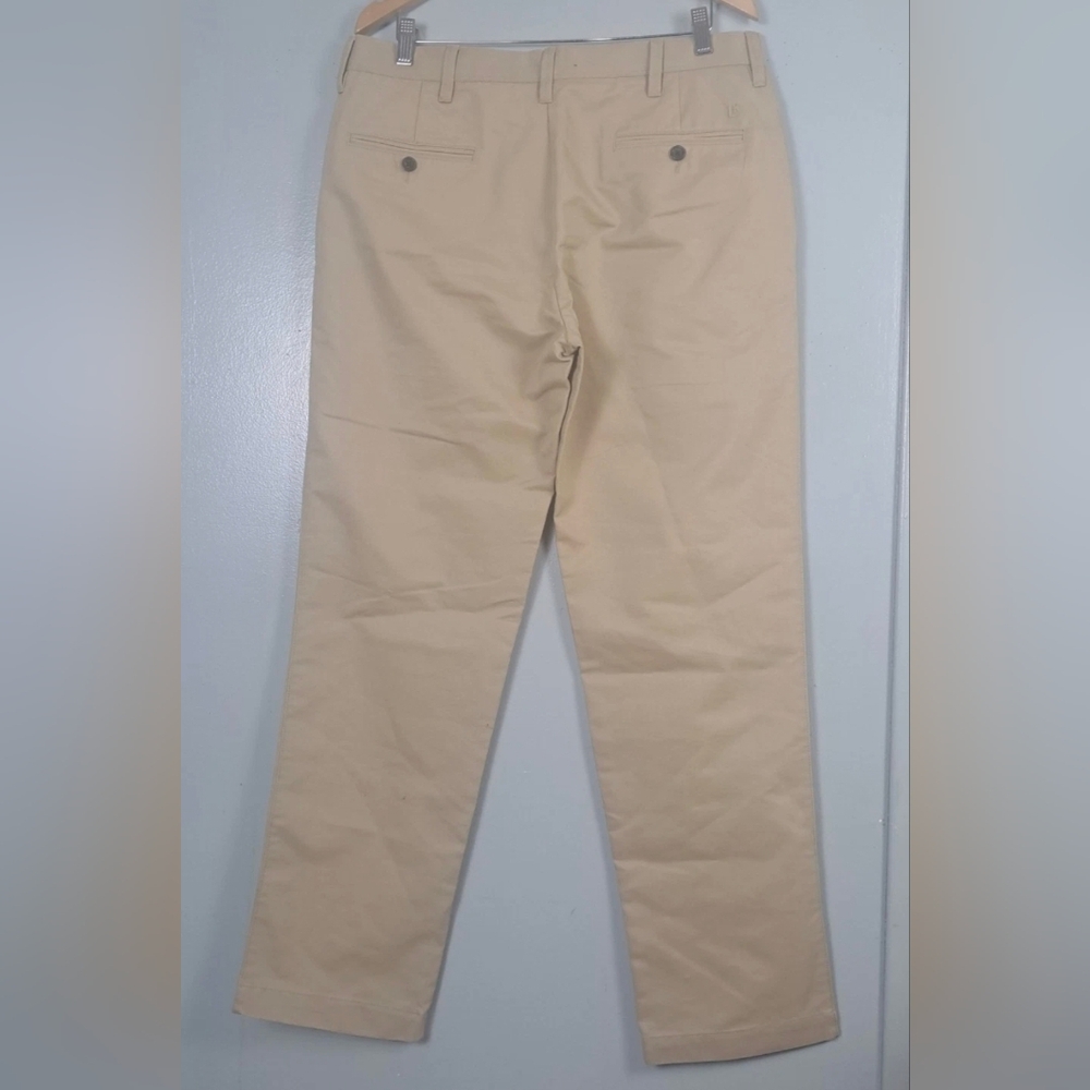 LK LIFE by Haggar Men's Khaki Chino Pants – Slim Fit, Shorter Rise – Size 34x32